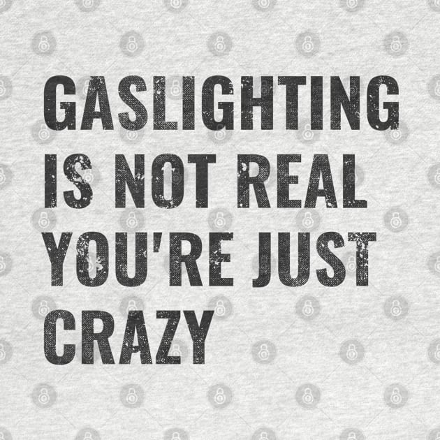 Gaslighting Is Not Real You're Just Crazy by Stevendan